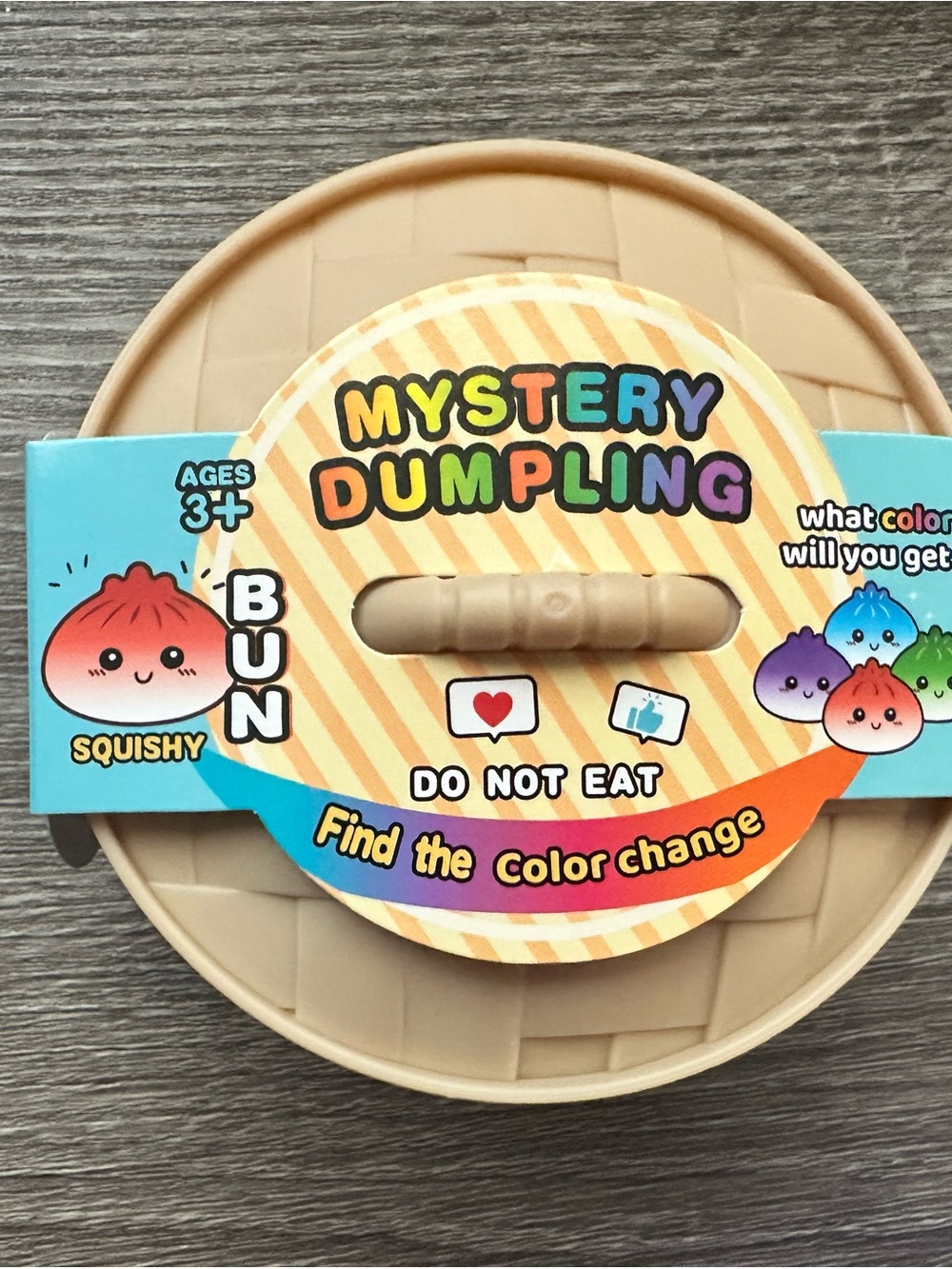 Mystery Dumpling Squishy Bun - Beige Color